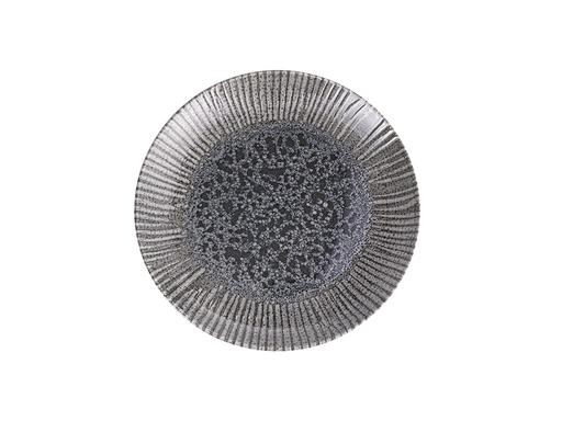 Porland Iris Grey Düz Tabak 17cm