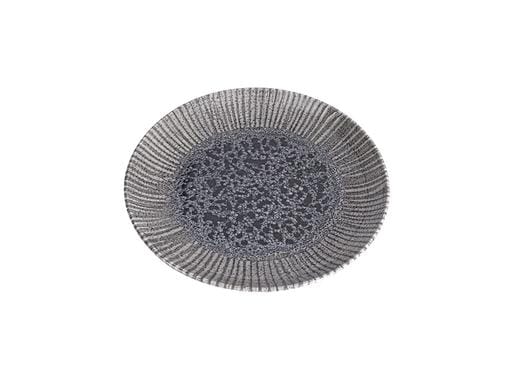 Porland Iris Grey Düz Tabak 17cm