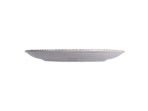 Porland Iris Grey Düz Tabak 17cm