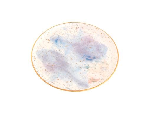 Porland Cosmos Desen4 Düz Tabak 17cm
