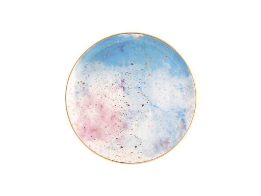 Porland Cosmos Desen5 Düz Tabak 17cm