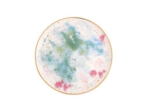 Porland Cosmos Desen6 Düz Tabak 17cm