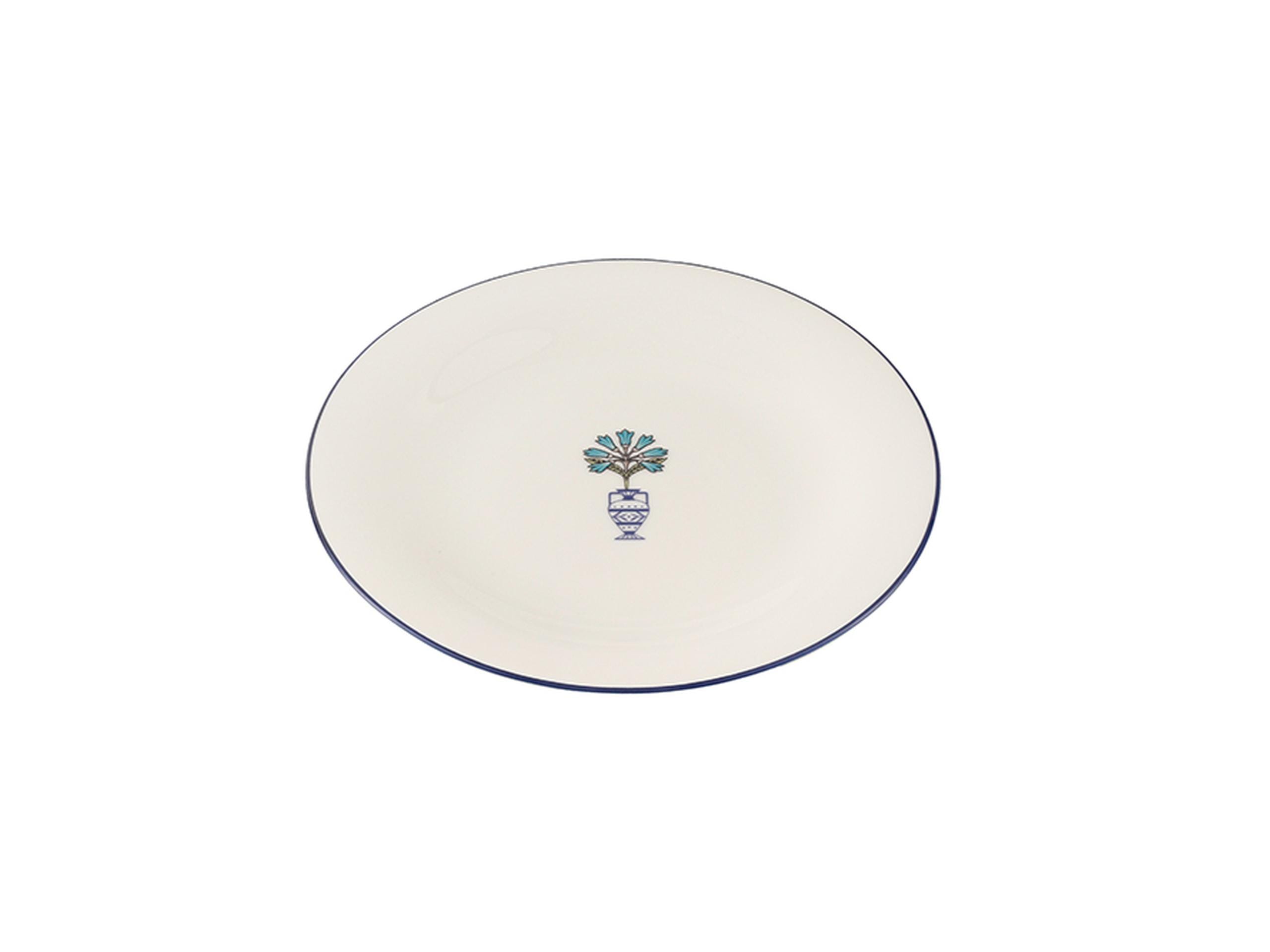  Porland Vaso Piccolo Desen5 Düz Tabak 17cm