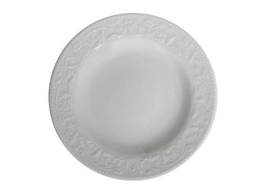 Porland Hazan Beyaz Düz Tabak 16cm