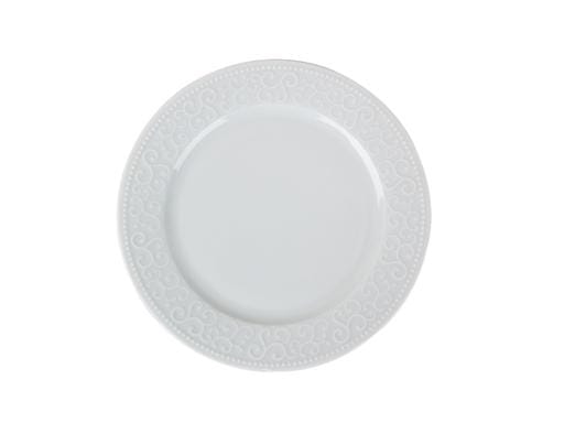 Porland İdil Beyaz Düz Tabak 16cm
