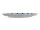  Porland Morocco Desen2 Mavi Düz Tabak 17cm