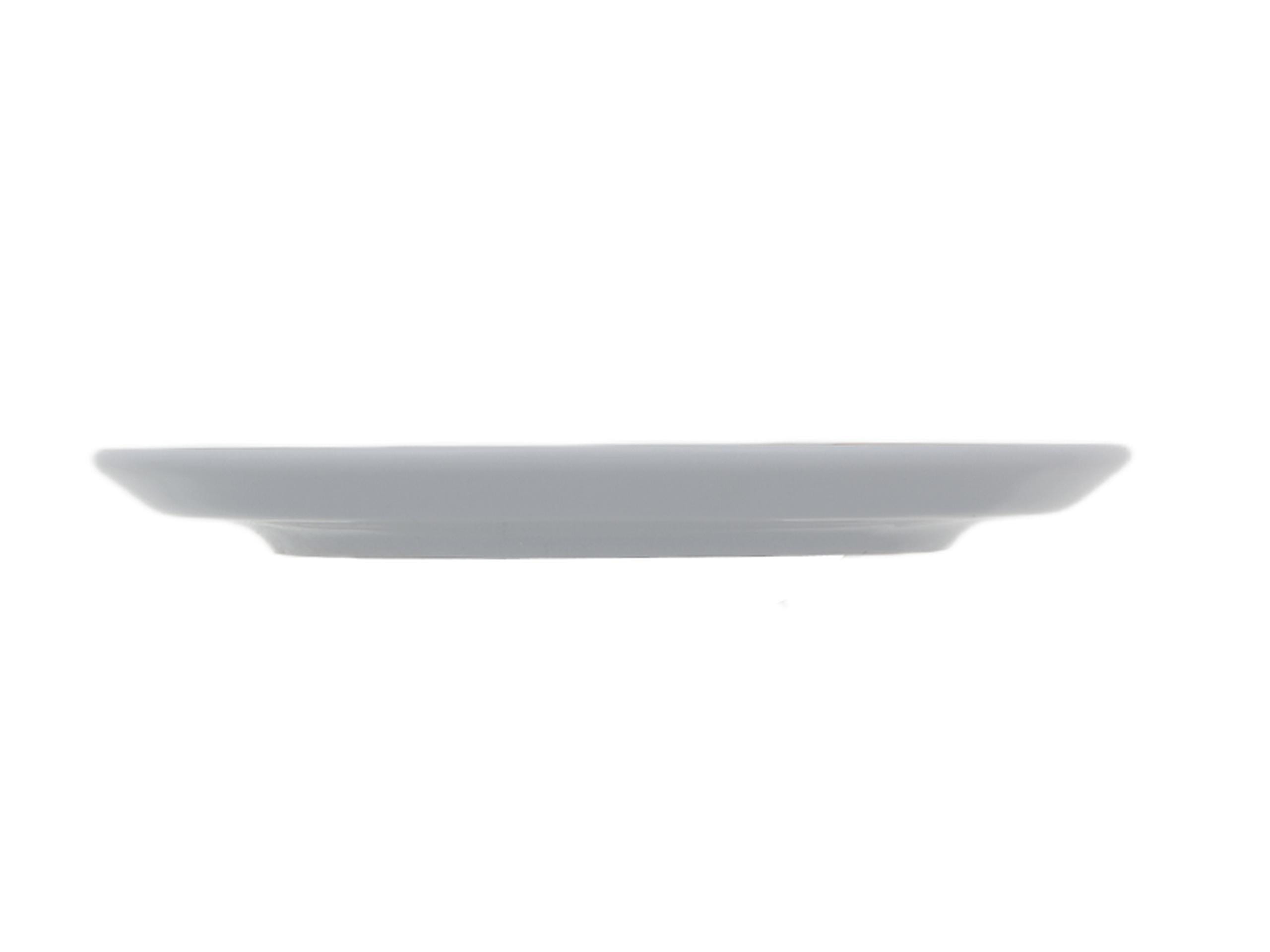  Porland Morocco Desen3 Turuncu Düz Tabak 17cm