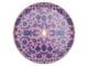  Porland Glamorous Pembe Düz Tabak 24cm