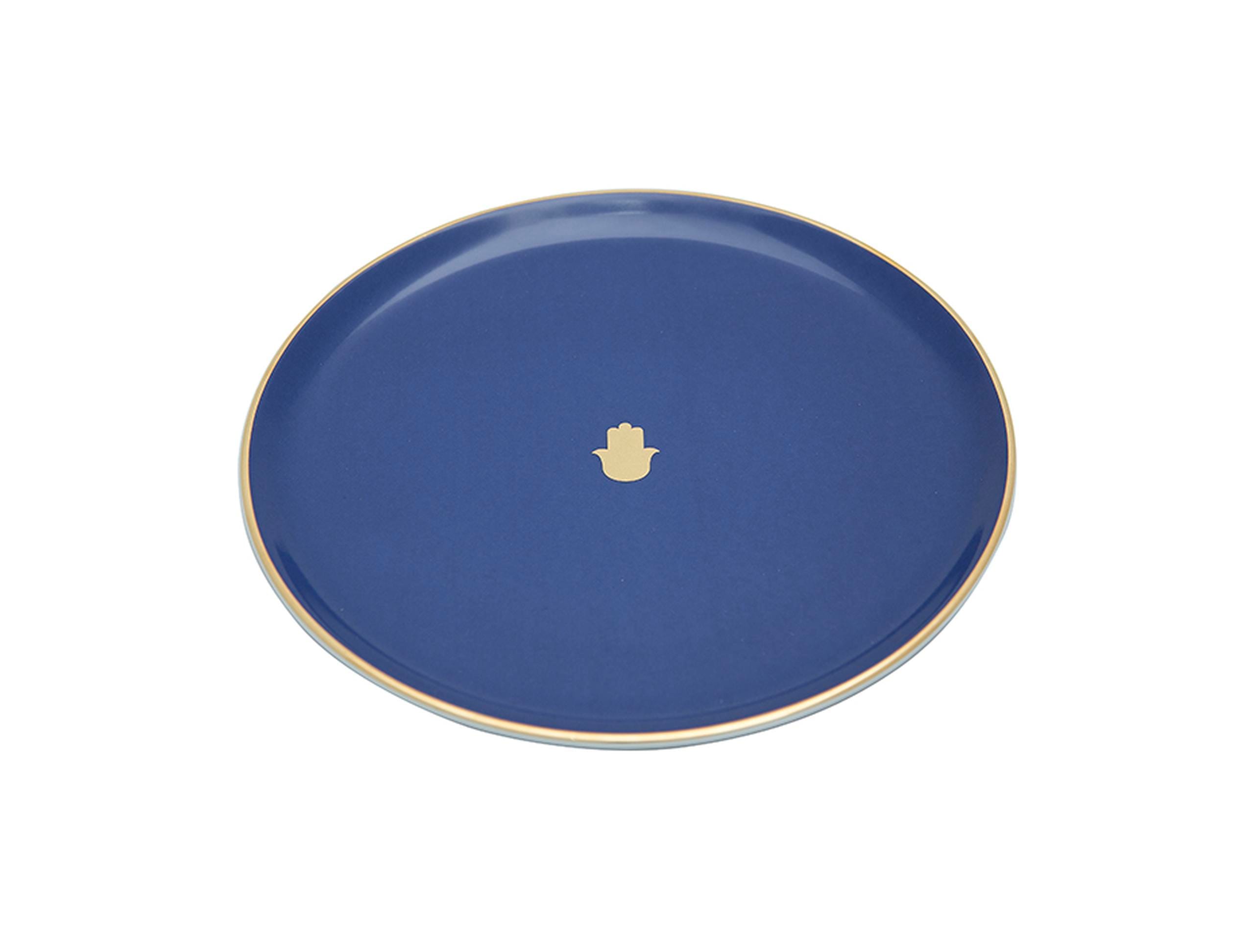  Porland Glamorous Lacivert Düz Tabak 20cm