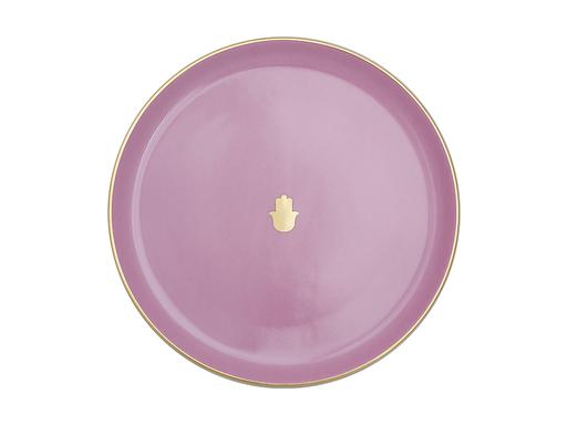 Porland Glamorous Pembe Düz Tabak 20cm
