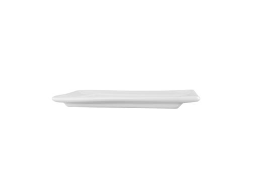 Porland Twist Beyaz Düz Tabak 13x13cm