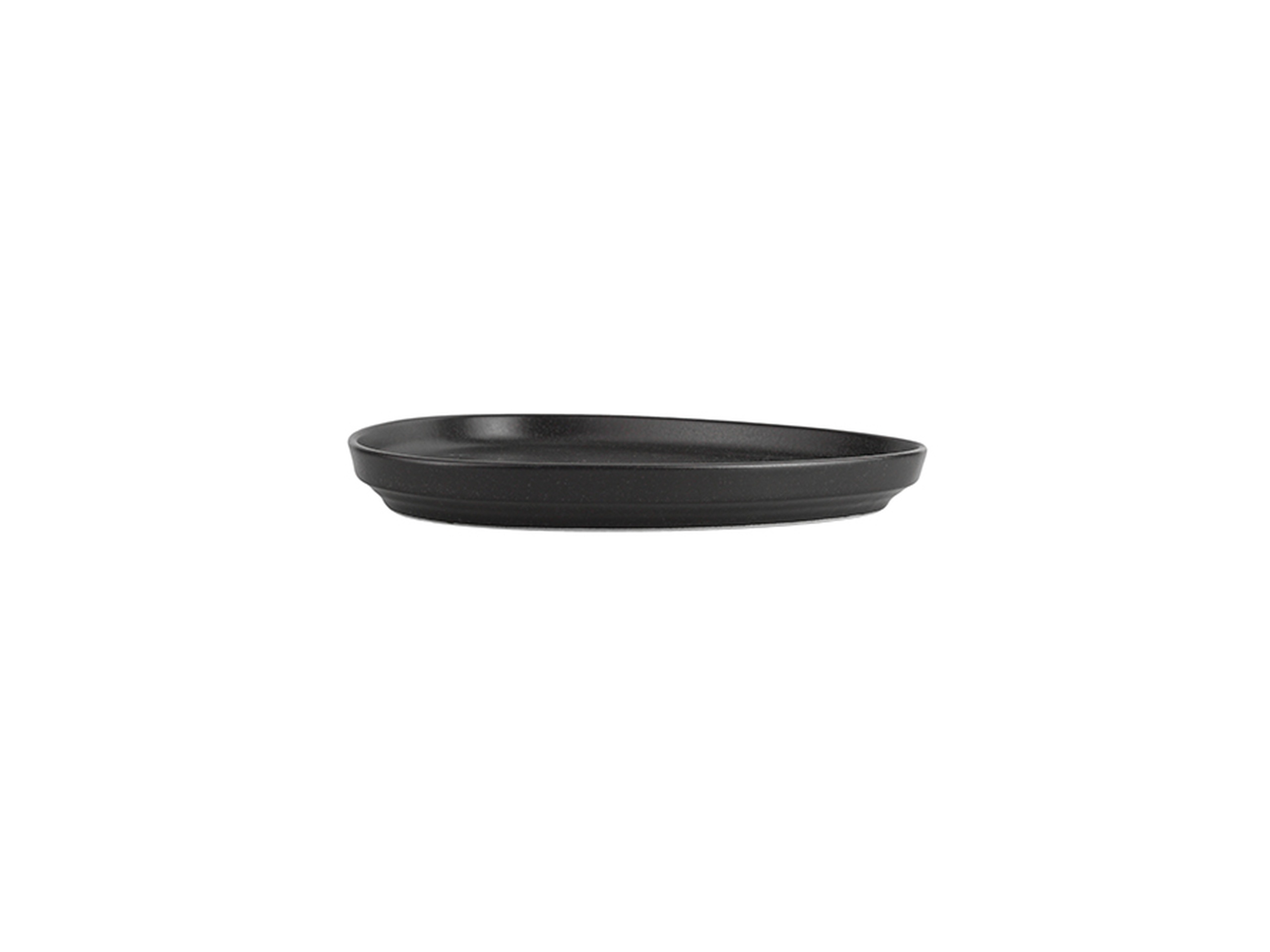  Porland Seasons Siyah Düz Tabak 21cm