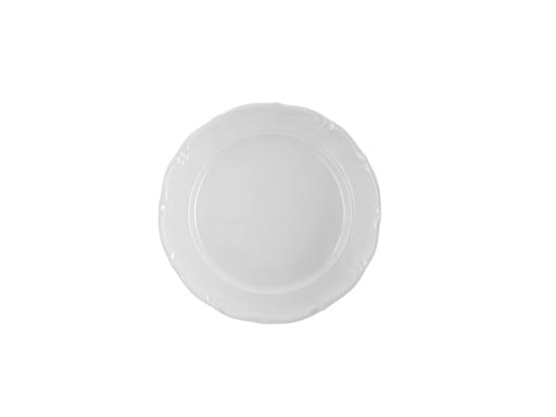 Porland Maria Beyaz Düz Tabak 19cm